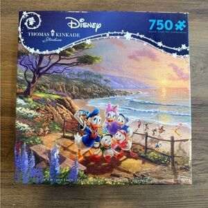 Donald Duck Beach 750-Piece Thomas Kinkade Disney Puzzle
